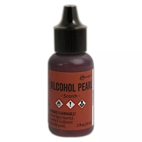 Tinta alcohol transparente - Alcohol Pearl Tim Holtz - Scorch x14ml