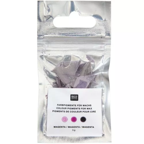 Pigmentos de color para cera de velas - Diseño Rico - Magenta x5g