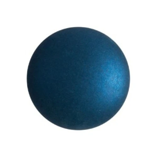 Cabujón redondo de vidrio de Puca® 18 mm - Chatoyant Teal Blue x1
