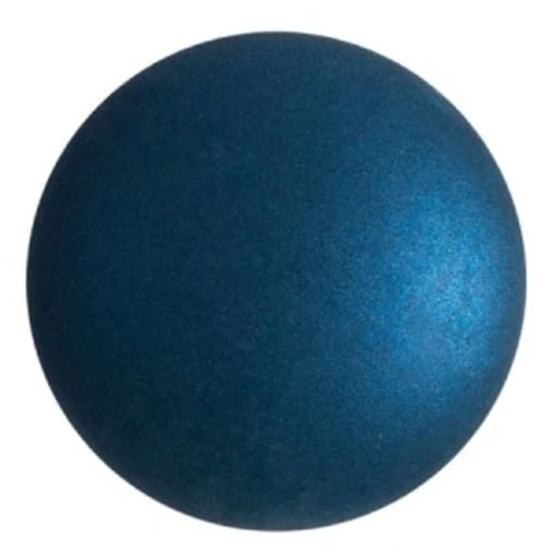 Cabujón redondo de vidrio de Puca® 25 mm - Chatoyant Teal Blue x1