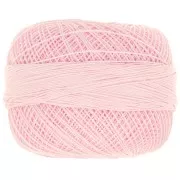Hilo algodón Lizbeth talla 20 Baby Pink n°619 x192m
