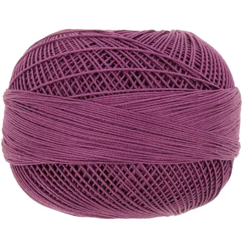 Hilo algodón Lizbeth talla 20 Dark Country Grape n°682 x192m