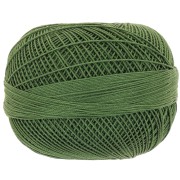 Hilo algodón Lizbeth talla 20 Dark Leaf Green n°676 x192m|raw }}