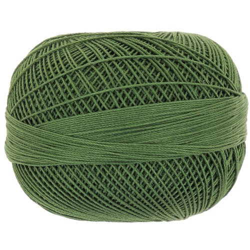 Hilo algodón Lizbeth talla 20 Dark Leaf Green n°676 x192m