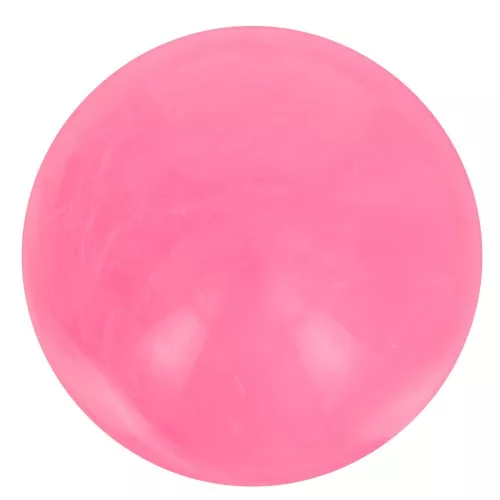 Cuenta de resina opaca 10 mm - Rosa brillante jaspeado x8