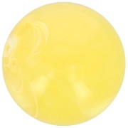 Cuenta de resina transparente 12 mm - Amarillo claro jaspeado x6|raw }}