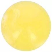 amarillo brillante - Perle en résine transparente 12 mm - Jaune clair marbré x6 Perle en résine transparente 12 mm - Jaune clair marbré x6