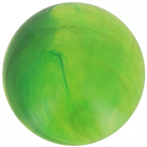 Cabujón redondo de 14 mm en resina transparente - Verde jaspeado x1
