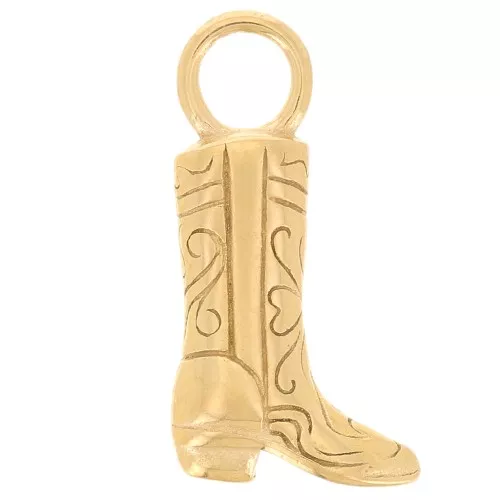 Bota Vaquera 16x8 mm - Acero Inoxidable304L Dorado x1