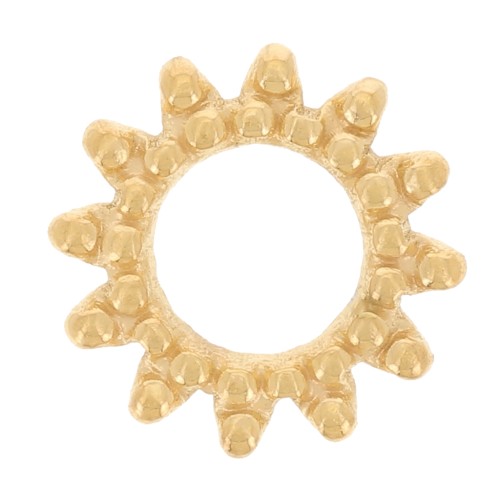 Elemento solar 8 mm - Acero inoxidable 304L Oro x1