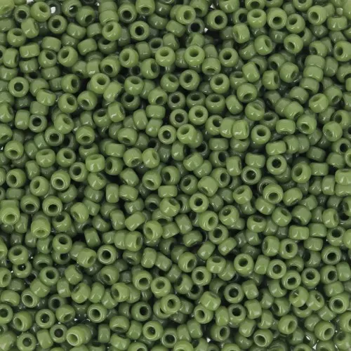 Rocaille Miyuki 15/0 501 - Aguacate opaco x8g