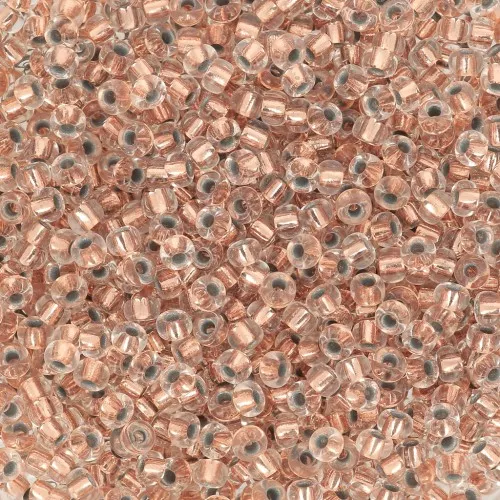 Rocaille Miyuki 11/0 197 - Crystal Copper Lined x8g