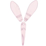 Dagas de vidrio 5x16 mm - Rosaline x50