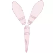 Dagas de vidrio 5x16 mm - Rosaline x50