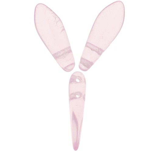 Dagas de vidrio 5x16 mm - Rosaline x50