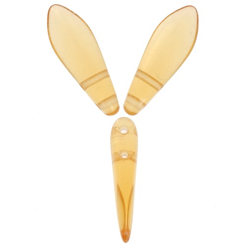 Dagas de cristal 5x16 mm - Topacio x50