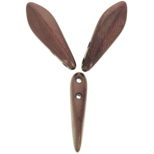 Dagas de cristal 5x16 mm - Bronce oscuro x50