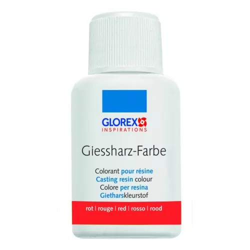 Colorante tintóreo de resina líquida - Rojo x20ml