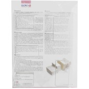 Lote de 5 moldes para jabón - Rectángulo - Transparente x1