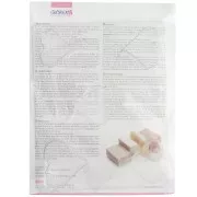 Set de 5 moldes para jabón - Corazones - Transparente x1