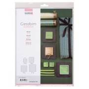 Set de 5 moldes para jabón - Cuadrado - Transparente x1