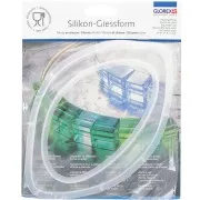 Molde de silicona para asa ovalada de resina 20x12 cm