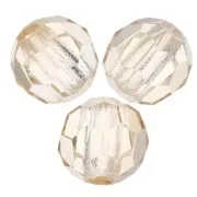 Preciosa perlas facetadas redondas - Perla redonda 3 mm - Cristal Miel x20