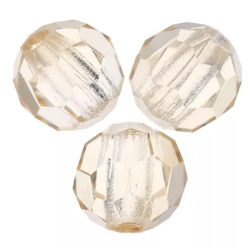 Preciosa perlas facetadas redondas - Perla redonda 3 mm - Cristal Miel x20