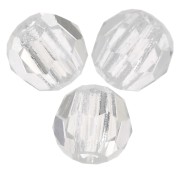 Preciosa perlas facetadas redondas - Perla redonda 3 mm - Cristal Argent Flare x20|raw }}