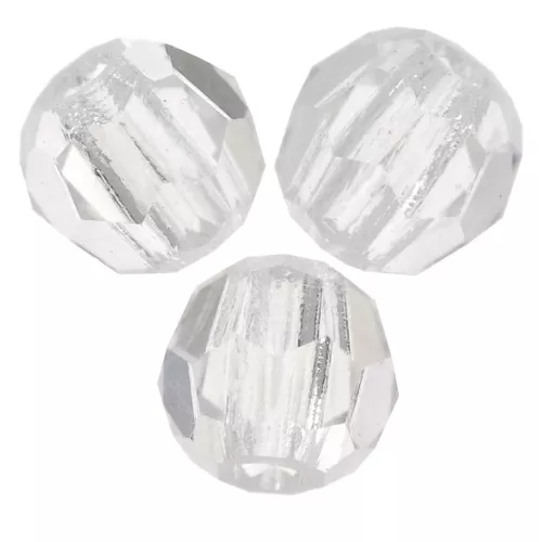 Preciosa perlas facetadas redondas - Perla redonda 3 mm - Cristal Argent Flare x20