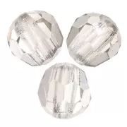 Preciosa perlas facetadas redondas - Perla redonda 3 mm - Terciopelo cristal x20