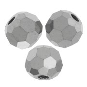 Preciosa perlas facetadas redondas - Perla redonda 3 mm - Jet Hematite Full x20|raw }}