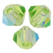 Preciosa cristal de 3 mm - MC Bead Rondell - Peridot Glitter x30|raw }}