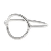 Anillo círculo calado - Talla 47 - Plata 925 x1