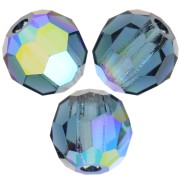 Preciosa perlas facetadas redondas - Perla redonda 4 mm - Montana AB x20|raw }}