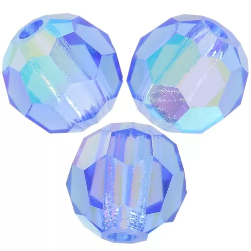 Preciosa perlas facetadas redondas - Perla redonda 4 mm - Sapphire AB x20