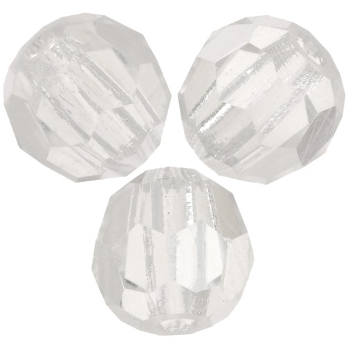 Preciosa perlas facetadas redondas - Perla redonda 4 mm - Crystal Argent Flare x20