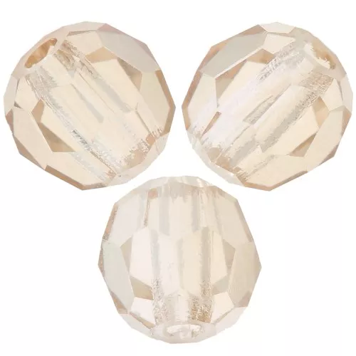 Preciosa perlas facetadas redondas - Perla redonda 4 mm - Crystal Honey x20
