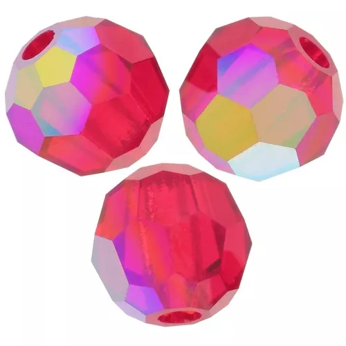 Preciosa perlas facetadas redondas - Perla redonda 4 mm - Light Siam AB x20