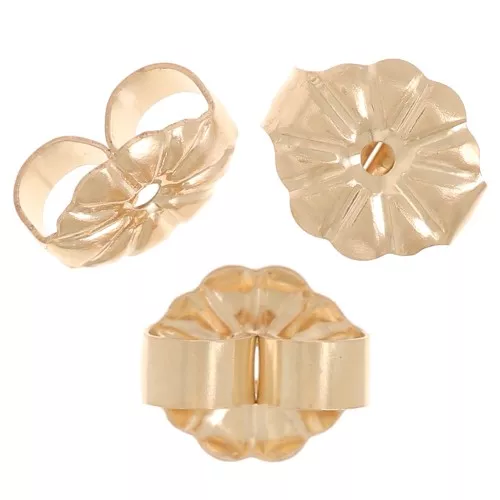 Tuercas - para pendientes 6x5 mm Gold Filled (or laminado) x6
