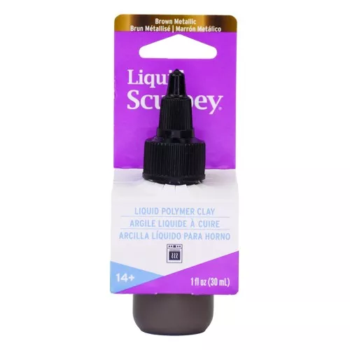 Sculpey Liquid Firing Clay - Marrón metalizado x30ml