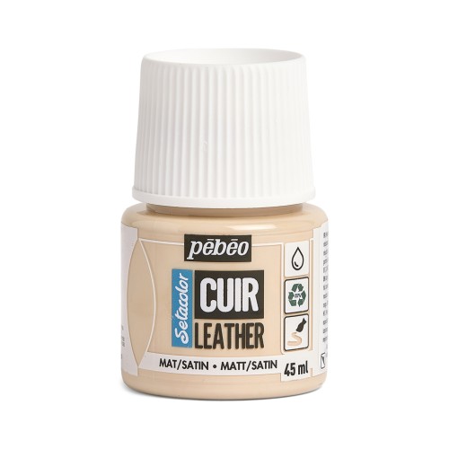 Pintura Setacolor Mate-Satinado Cuero - Beige Rosa (n°19) x45ml