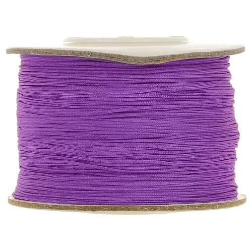 Hilo de jade - Hilo de nailon trenzado de 0,5 mm - Violeta x150m