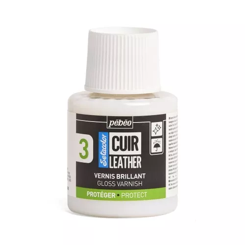 Barniz brillante para pintura Setacolor Cuero x110ml