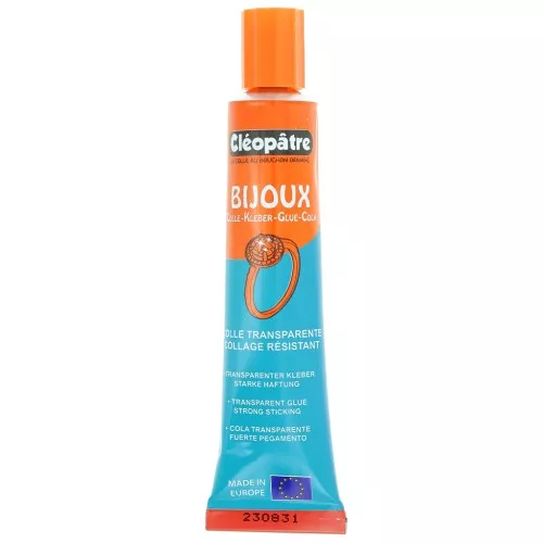 Pegamento para joyería Cléo'tech - pegado resistente - Cleopatra - Transparente x30g