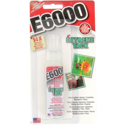 E-6000 Extreme Tack - Pegamento reposicionable - Transparente x59ml