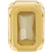 Cristal Aurora A4627 Octágono 14x10 mm - Oro - Rosa x1