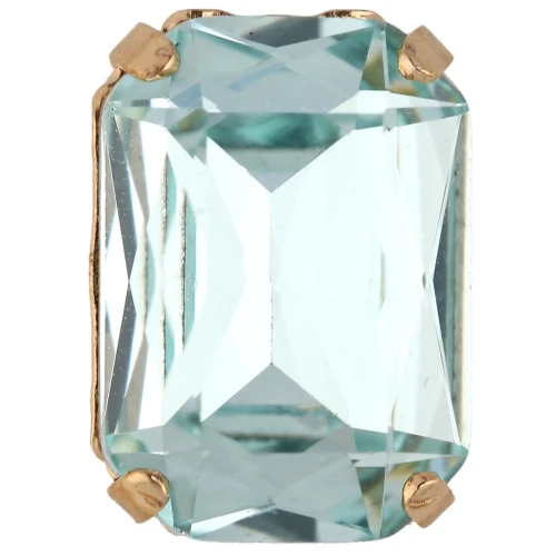 Cristal Aurora A4627 Octágono 14x10 mm - Oro - Aguamarina x1