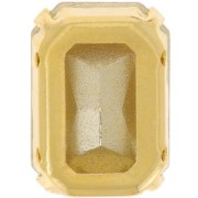 Cristal Aurora A4627 Octágono 14x10 mm - Oro - Aguamarina x1