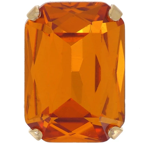 Cristal Aurora A4627 Octágono 14x10 mm - Oro - Topacio x1